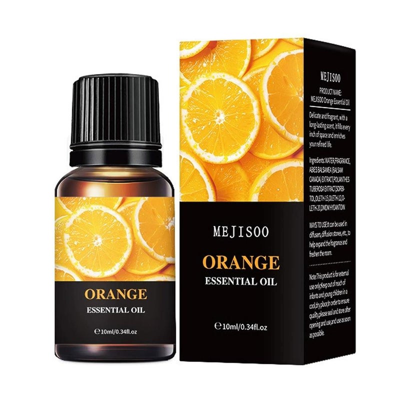 Water-soluble aromatherapy essential oils, 15 scents, for indoor deodorizing, long-lasting fragrance, and air freshening, 10ml.